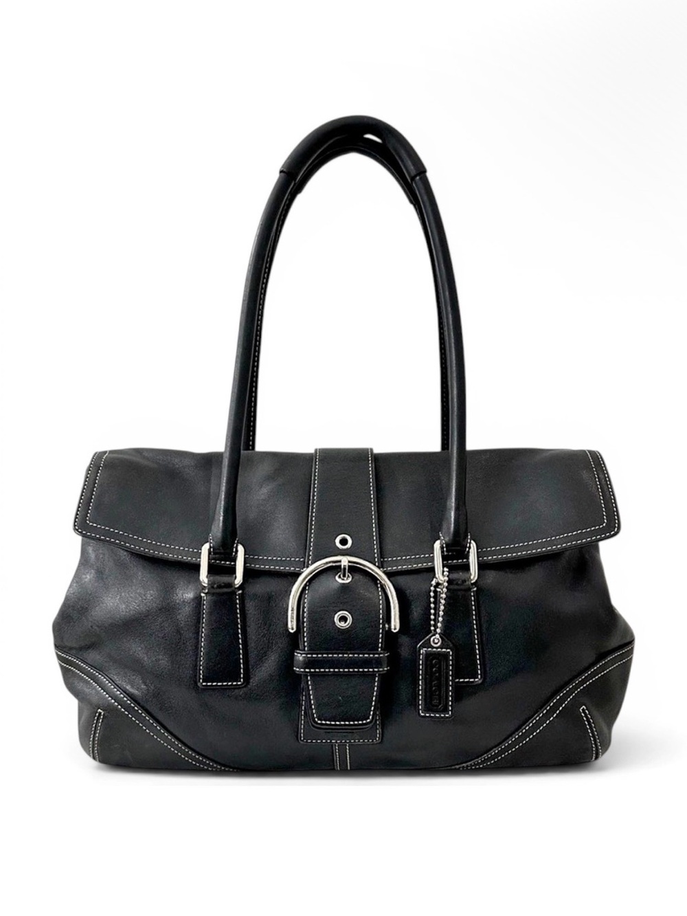 Coach Vintage Soho Flap Buckle 9550 Leather